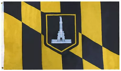 3x5 City Of Baltimore Maryland Flag 3'x5' Banner Brass Grommets Premium Poly • $12.88
