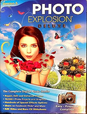 Picture Video Editor Software Photo Explosion Deluxe Version 5 Read Description • $4.87