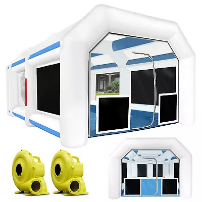 BONOOTH Inflatable Spray Booth 21.5x13x10Ft Portable Paint Booth With Air System • $799.99