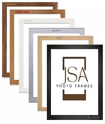 Premium Modern Wooden PHOTO/POSTER Frames Ranging In Sizes And Various Colours • £8.50