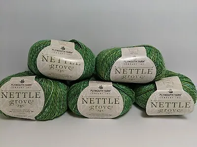 5 Plymouth Yarn Nettle Grove Cotton Linen Nettle Fiber Silk #37 Mermaid  • $42.95
