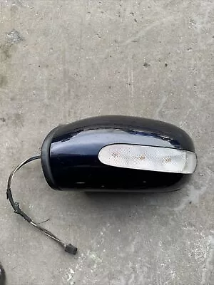 2003 Mercedes C Class Passenger Left Side Wing Mirror Blue 41-3133-417 • $57.20