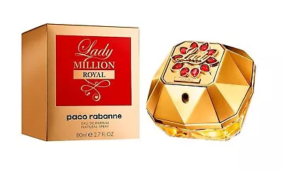 Paco Rabanne Lady Million Royal 2.7 Oz EDP Spray Womens Perfume 80ml NIB • $82.99