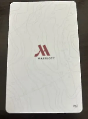 Marriott Hotels Room Key Card Silver  Back • $2.75