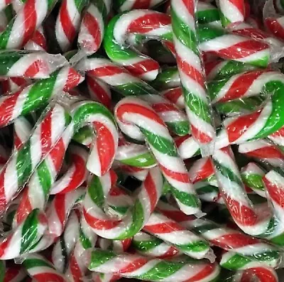 FINAL SALE!Mini Christmas Candy Canes- Red White&green Xmas Tree Decorations 5g! • £3.99