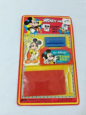Vintage Disney Mickey Mouse Rubber Stamp Set ~ Ships FREE • $17