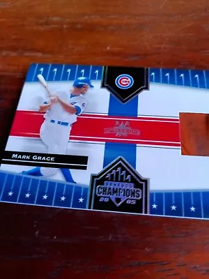 2005 Donruss Champions Impressions Fielding Gloves 044/185 Mark Grace CUBs #336 • $40