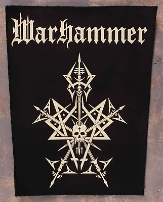 Warhammer The Doom Messiah Back Patch | German Doom Death Thrash Metal Band Logo • $14.99