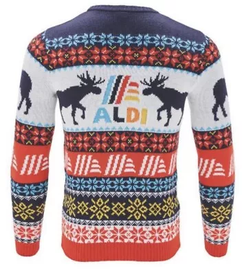 Small 40  Inch Chest ALDI Ugly Christmas Xmas Jumper Sweater • £33.99