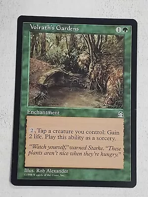 MTG Volrath's Gardens (Stronghold/Green/R) - BGM • $1.69