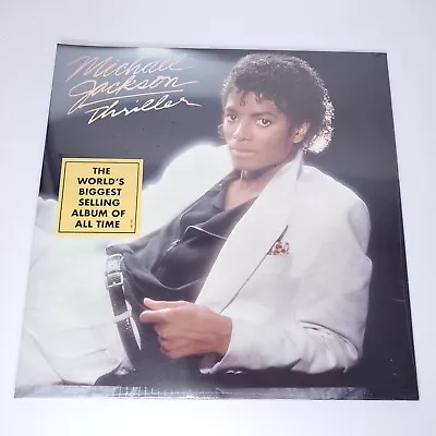 Michael Jackson Thriller Vinyl Record 2015 Reissue LP Sealed • $23.97