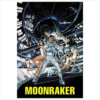 Metal James Bond Moonraker Tin Sign Poster Aluminium Wall Art Plaque LARGE D1 • £8.99