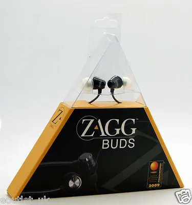 Genuine ZAGGBuds In Ear Stereo Headphones/Earphones Black NEW Sports IPhone 6s • $12.44