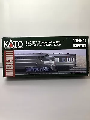 KATO SA Model Train Products N Scale EMD E7A 2 Locomotive Set • $269.76