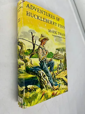 Adventures Of Huckleberry Finn By Mark Twain 1954 Illustrated Richard Powers • $8.88