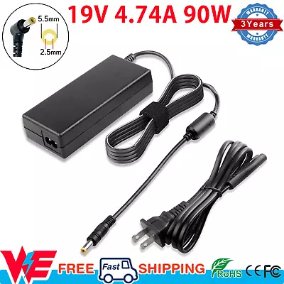 New 90W 19V AC Adapter Power Charger For Toshiba Satellite L305d-S5934 A100-151 • $11.49