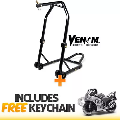 Venom Motorcycle Triple Tree Headlift Front Wheel Lift Stand+Sportbike Keychain • $76.99