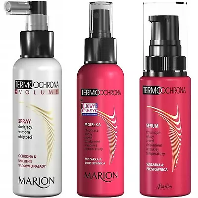 MARION Effective Heat Protection Hair Spray / Hair Mist / Hair Serum *CHOOSE* • £6.49