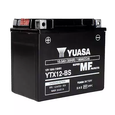 Yuasa YTX12-BS (CP) 12V Combi-Pack MF VRLA Battery • £61.99