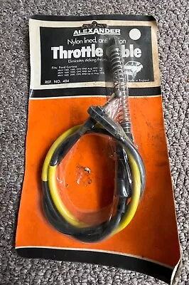 Ford Cortina Mk4 Mk3 Throttle Cable Alexander 484 1.3 1.6 2.0 Ohv Xflow Pinto • £10