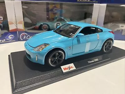 NISSAN 350 Z 1/18 Scale Maisto Special Edition Diecast Model - Blue - New • $44.95