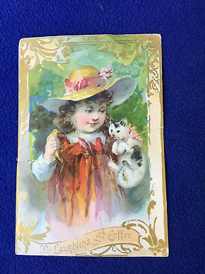 Large ANTIQUE McLaughkin's XXXX COFFEE Vitorian TRADING CARD Rio De Janeiro  • $11.11