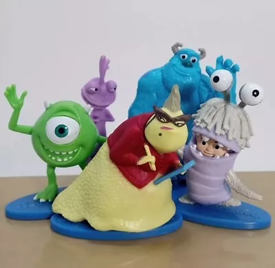 Disney Pixar Monsters Inc Bundle Lot 5 Toys Figures Cake Toppers Sully Mike Boo • $4.99