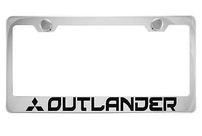 Chrome License Plate Frame For Mitsubishi Outlander • $10.99