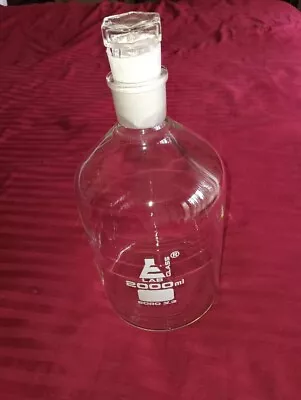 Lab Glass Reagent Bottle 2000ml • $9.99
