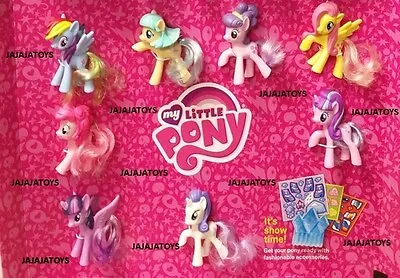McDonald's 2016 My Little Pony Complete Set Of 8 - ON HAND - Free Shipping • $32.99