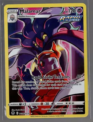 Malamar Full Art TG06/TG30 Ultra Rare Silver Tempest Pokemon TCG Near Mint • $1.79