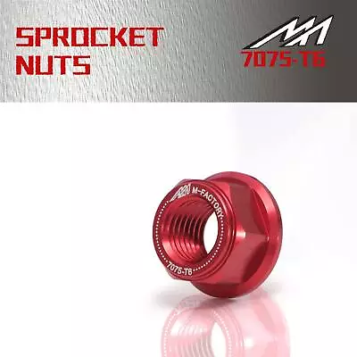 Red CNC Rear Sprocket Nuts  For Kawasaki KR1-KR1S 250 All Years • $38.58