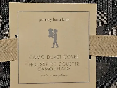 Pottery Barn Kids Camo Duvet • $35