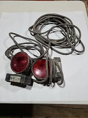 Used United Towing Transport Lights Magnetic Plug In Saftey Lights Tow Truck • $10.99
