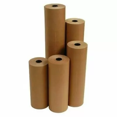 24  40 # 900' Brown Kraft Paper Roll Shipping Wrapping Cushioning Void Fill • $36.95