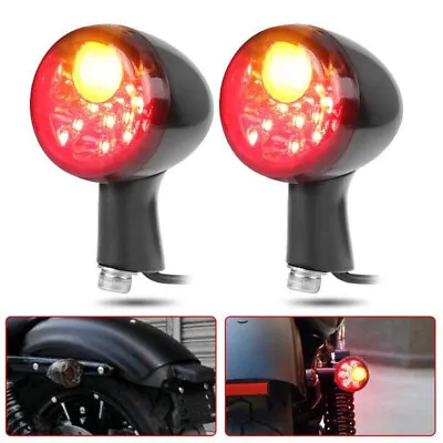 3-In-1 Rear Turn Signals LED Light Fit For Harley-Davidson Sportster 883 1200 48 • $65.99