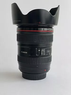 Canon EF 24-105mm F/4 L IS USM With Pouch & Lens Hood • £280