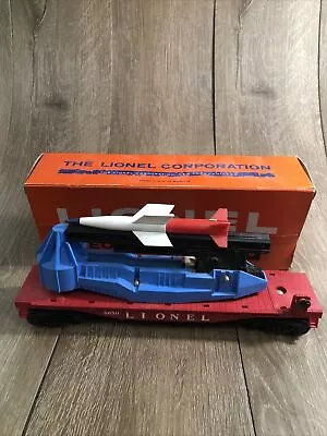 Lionel 6650 Rocket Missile Launching Train Flat Car With Box • $40