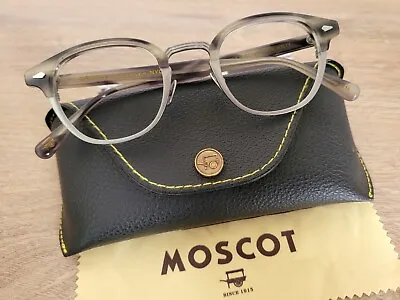 Moscot Lemtosh Mac Grey Tort Matte Silver Eyeglasses Frames 46-23 • $185