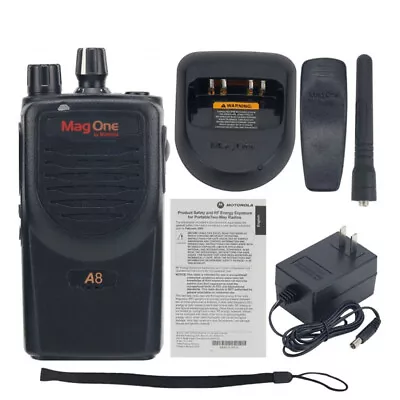 A8 4W 450-470MHz 16CH UHF Radio Walkie Talkie Transceiver For Motorola Mag One • $55