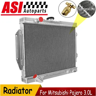 3Rows Radiator For Mitsubishi Pajero NA NB NC ND NE NG NH NJ NK 3.0L AT 88-97 • $249.94