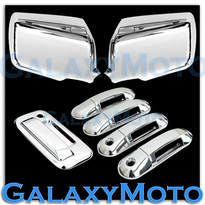 $76.50 • Buy 06-10 EXPLORER SPORT TRAC Chrome Mirror+4 Door Handle W/PSG Keyho+Tailgate Cover