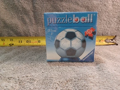 $4.99 • Buy Puzzle Ball Ravensburger Soccer Ball 60 Piece 3D  C5