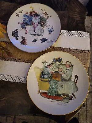 Norman Rockwell Plate Collection Set Lot Of 2 • $6