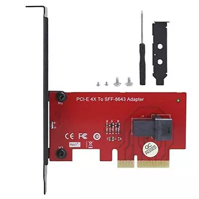 Mini-SAS AdapterSFF-8643 To PCI-E 4X Adapter Card Converter With 1 Mini-SAS H... • $17.87