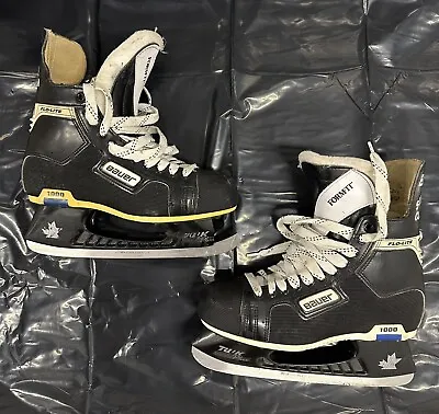 Men's Bauer Supreme Custom 1000 Flo-lite Skates Size 10d / Tuuk Holders • $60
