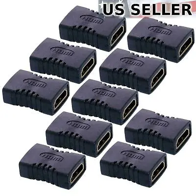 10 X HDMI Female To Female Extender Adapter Coupler Connector Fit HDTV 1080P 4K • $6.49