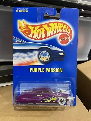 Hot Wheels 1991 Collector No. 87 Purple Passion Blue Card Ford Lowrider Mercury • $15