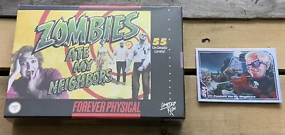 New Zombies Ate My Neighbors Super Nintendo Gray Cart Limited Run Games SNES • $145