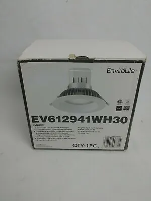 £11.86 • Buy EnviroLite Easy Up 6  Warm White LED High Ceiling Recessed Light W/93 CRI, 3000K